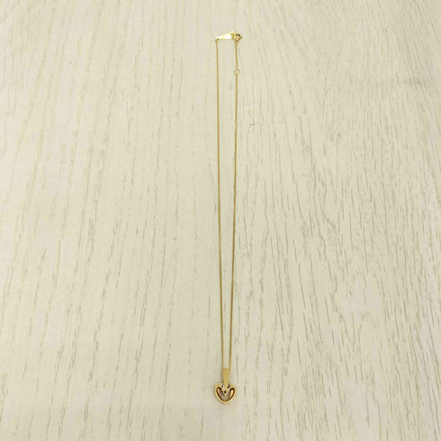K18刻印 チャーム ゴールド ネックレス 約2g レディース