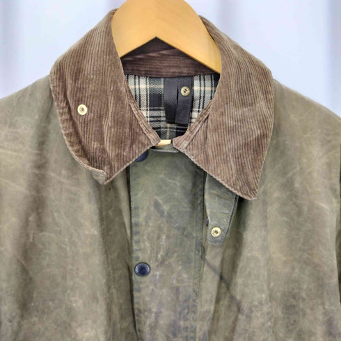 バブアー Barbour 90s イングランド製 BORDER ボーダー オイルドジャケットオリーブ メンズ