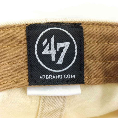 フォーティセブンブランド 47 BRAND チームロゴ刺繍 6パネルキャップ メンズ
