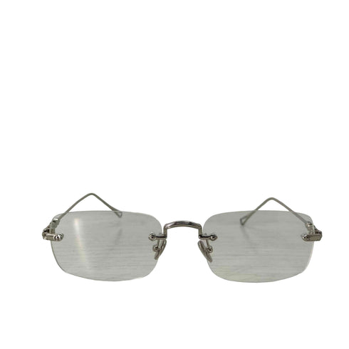 リムレス眼鏡 レディース