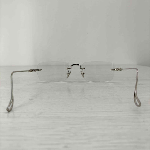 リムレス眼鏡 レディース