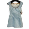 SHUSHU/TONG Blue Embellished Pleated Minidress レディース UK:6