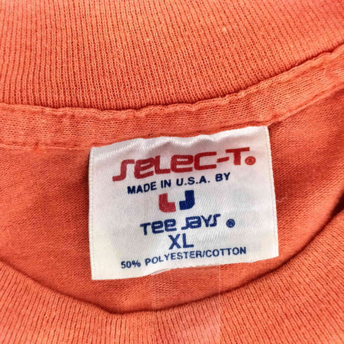 tee jays 90S MADE IN USA プリントクルーネックS/S Tシャツ メンズ JPN:XL
