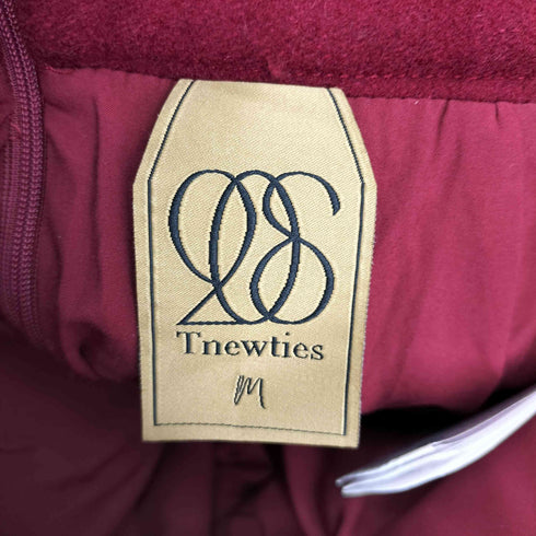 トゥエンティーズ Tnewties 1タック ブロックカラー ウール混 フレア スカート レディース JPN:M
