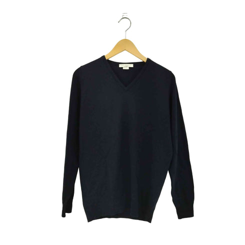 ジョンスメドレー JOHN SMEDLEY 別注 イングランド製 Vネック ウール ニットセーター メンズ S