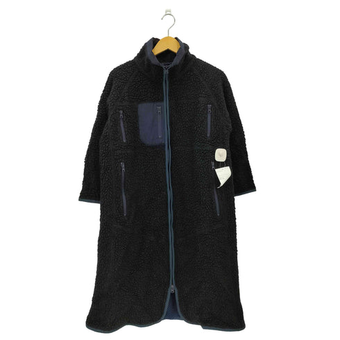 マイヨ maillot ダブルジップ フリース ロングコート レディース 0