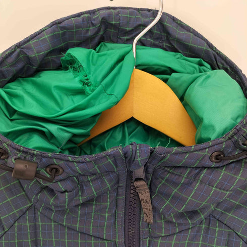 コロンビアスポーツウェア Columbia Sportswear キュンブーグレイシャージャ ドローコード グラフチェック ジップアップ 中綿 パテッド ジャケット テック メンズ JPN:XS