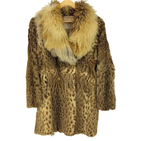 WHITE MINK レオパード柄 ミンクファー ジャケット レディース