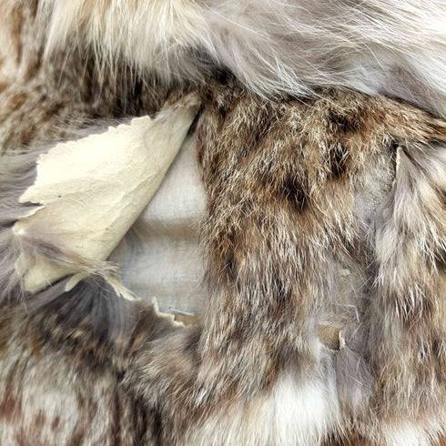 WHITE MINK レオパード柄 ミンクファー ジャケット レディース