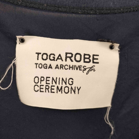 トーガローブオーガアーカイブス オープニングセレモニー TOGA ROBE TOGA ARCHIVES for OPENING CEREMONY レオパードデザイン クルーネック ワンピース レディース JPN:2