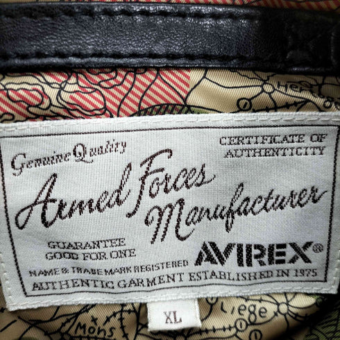 アヴィレックス AVIREX G-1 TOPGUN MODEL トップガンモデル レザー ジャケット フライトジャケット メンズ import:XL