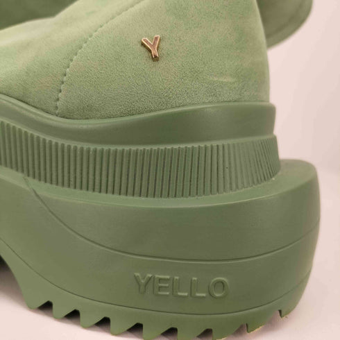 イエロー YELLO ASTRO SINGLE SNEAKER SHORT BOOTS アストロ シングル スニーカー ショート ブーツ レディース 1