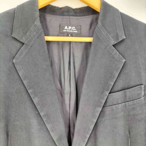 アーペーセー A.P.C. コットン 2Bテーラードジャケット メンズ import:S