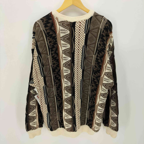 クラフトアンドバロー Croft&Barrow 90S 袖 リブ 3D コットン ニット メンズ import:L