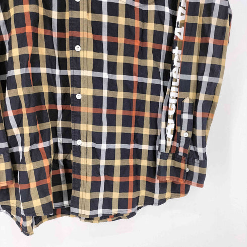 エーフォーエー Architect 4. Archive バックプリント L/S チェックシャツ メンズ FREE