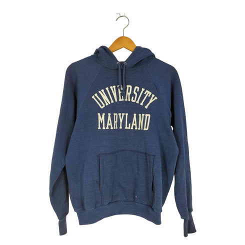 ヘルスニット Healthknit 70-80S USA製 カレッジロゴ プルオーバーパーカー メンズ import:L