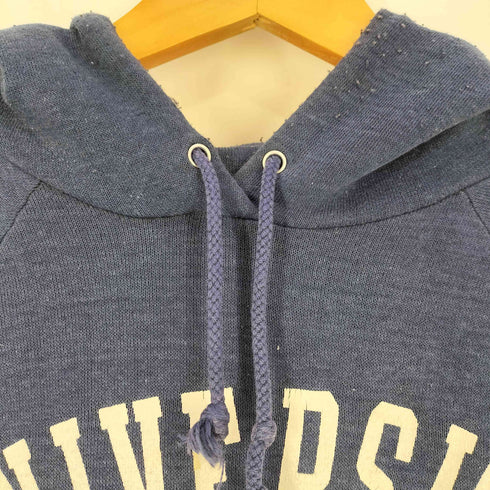 ヘルスニット Healthknit 70-80S USA製 カレッジロゴ プルオーバーパーカー メンズ import:L