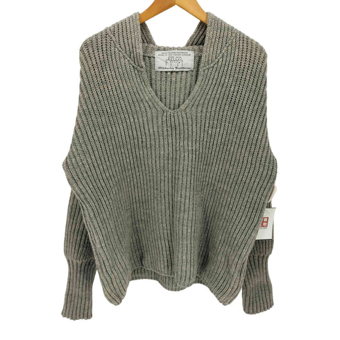 オールダービーニットウェア Oldderby Knitwear 英国製 別注 セーラーカラーVネック プルオーバー ニット レディース FREE