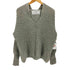 オールダービーニットウェア Oldderby Knitwear 英国製 別注 セーラーカラーVネック プルオーバー ニット レディース FREE
