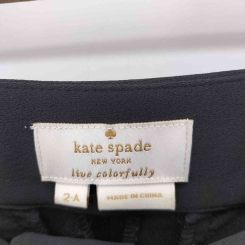 ケイトスペード Kate spade タック ストレートパンツ レディース 2-A
