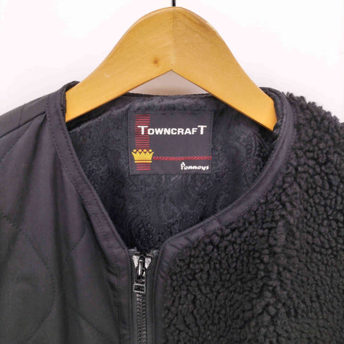 タウンクラフト TOWNCRAFT 別注 パッチワーク キルティング ボア フリース ジャケット レディース FREE