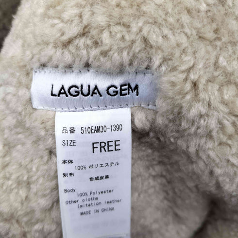 ラグアジェム LAGUA GEM フェイクムートンジャケット レディース FREE