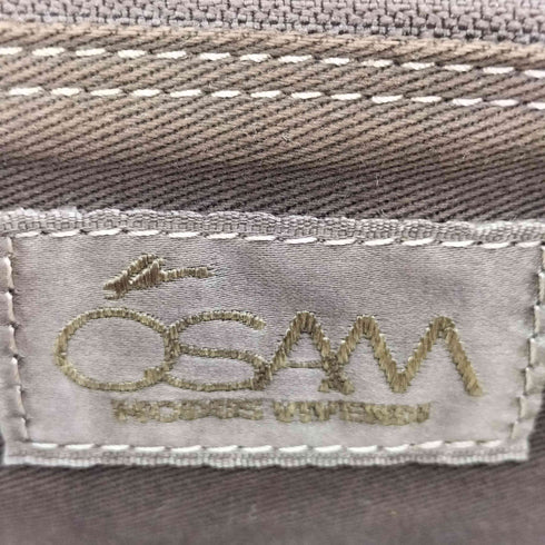 オサム OSAM レザー タッセル フラップ ショルダーバッグ レディース