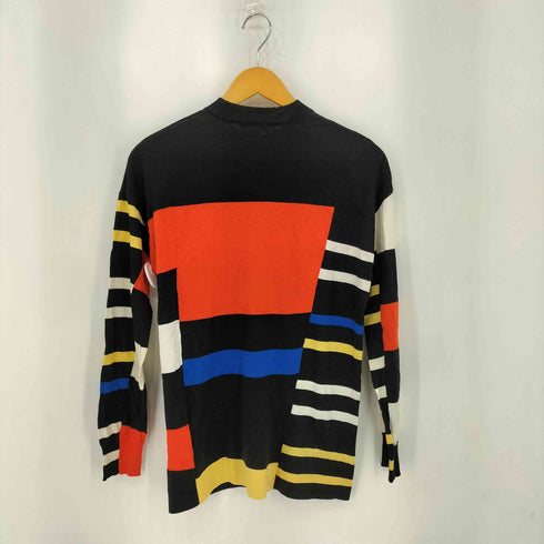 プロエンザスクーラー PROENZA SCHOULER ボーダー柄 モックネック コットンロンT レディース import:XS