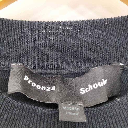 プロエンザスクーラー PROENZA SCHOULER ボーダー柄 モックネック コットンロンT レディース import:XS