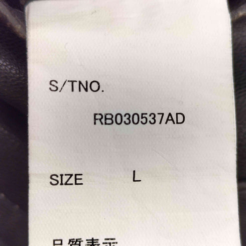レイジブルー RAGEBLUE VTG ヴィンテージ シンセティック レザー ジャケット メンズ JPN:L