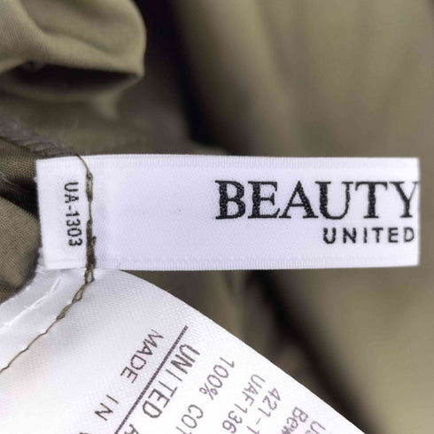 ビューティーアンドユースユナイテッドアローズ BEAUTY & YOUTH UNITED ARROWS コットン ティアード ミドル ワンピース -ウォッシャブル レディース