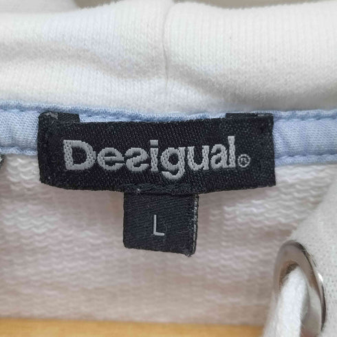 デシグアル Desigual キャラクタープリント ドッキング プルオーバーパーカー レディース import:L
