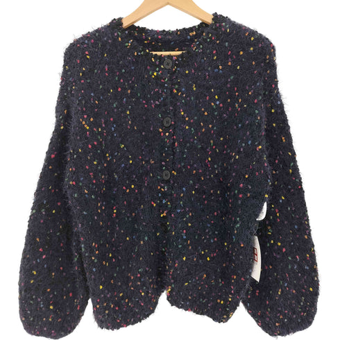 シンプリシテェ SIMPLICITE 24aw 手洗い可 ポコポコヤーンミックス2WAYカーディガン レディース FREE