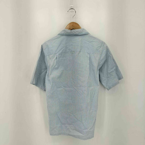プラダ PRADA オープンカラー チェックパジャマシャツ メンズ import:XS