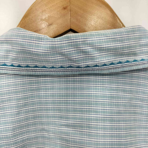 プラダ PRADA オープンカラー チェックパジャマシャツ メンズ import:XS
