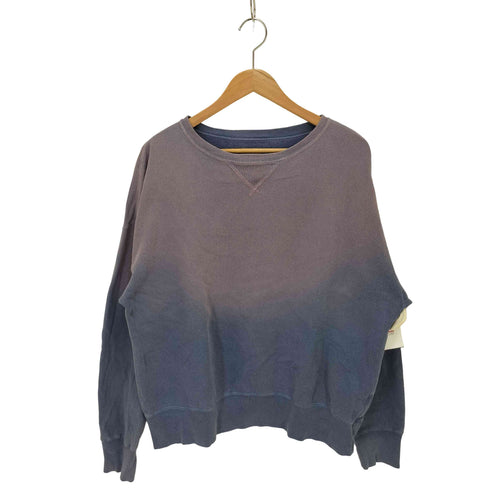 riding high バイカラー v字ガゼット スウェット メンズ