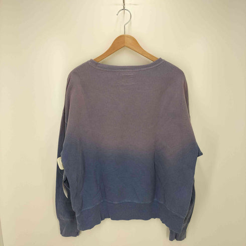 riding high バイカラー v字ガゼット スウェット メンズ