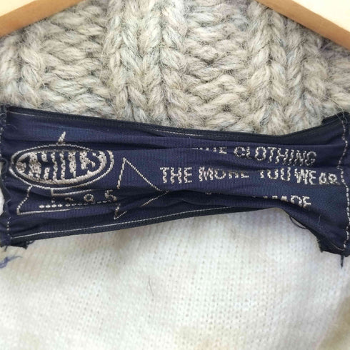 T.HILLS ボア 切替 ウールニット ジャケット メンズ import:M