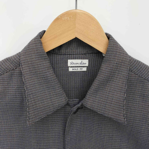 スティーブンアラン Steven Alan T/W DOBBY BOX CAMP COLLAR SHIRT-BOLD メンズ JPN:L