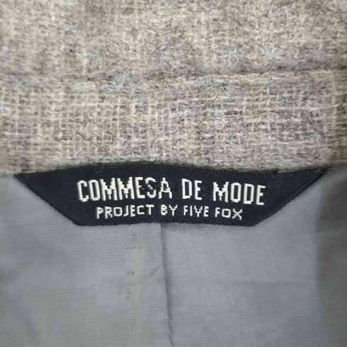 コムサデモード COMME CA DU MODE ウールナイロンロングワンピース レディース