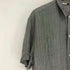 60-70s 襟芯 ボックス ストライプ 半袖シャツ メンズ import:L