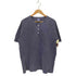 ヘルスニット Healthknit usa製 ヘンリーネック 後染め クルーネックTシャツ メンズ JPN:XL