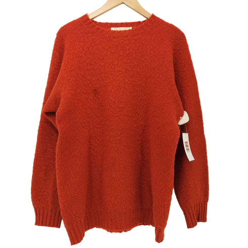 PETER BLANCE スコットランド製 SHAGGY DOG SHETLAND SWEATER シャギードッグ シェットランド セーター メンズ