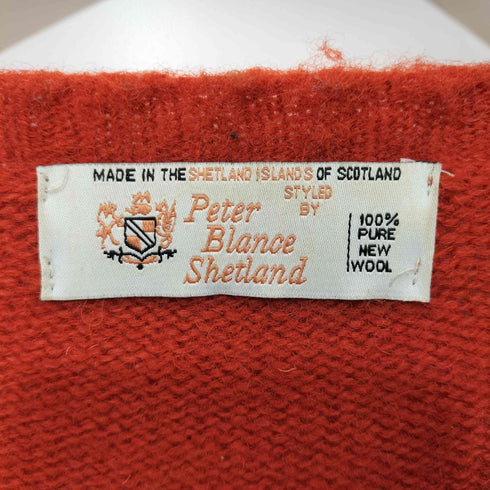PETER BLANCE スコットランド製 SHAGGY DOG SHETLAND SWEATER シャギードッグ シェットランド セーター メンズ