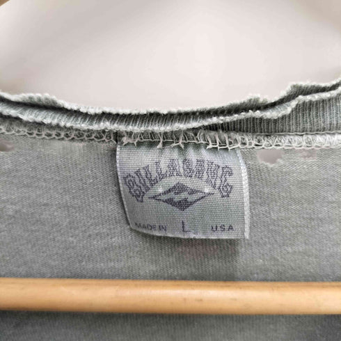 ビラボン BILLABONG 80s-90s old surf usa製 プリントクルーネックTシャツ 襤褸 メンズ JPN:L