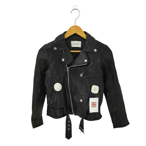 ビューティフルピープル beautiful people ラムレザー ダブルブレスト レザージャケット レディース 150