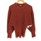 ディーゼル DIESEL M-BRUNS ドロップショルダー サイドジップ アルパカ混 ニット レディース import:XS