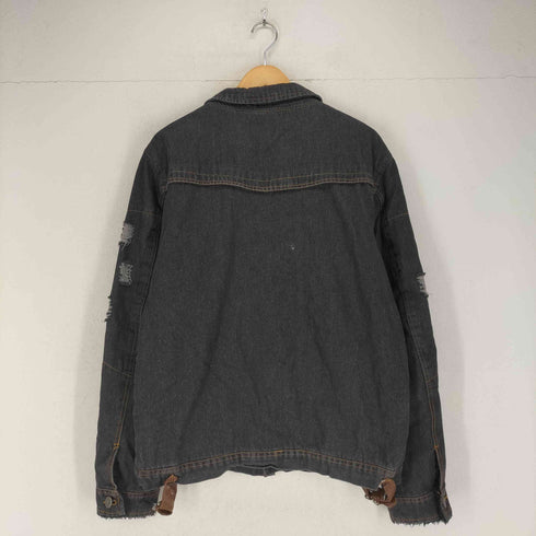 裏地ファーデニムジャケット メンズ