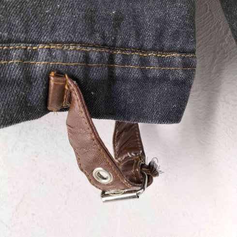 裏地ファーデニムジャケット メンズ