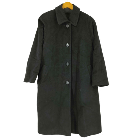 Plata Elegance アンゴラ混 ステンカラーコート レディース